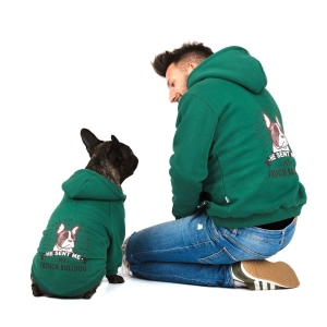 Bluza dla psa i właściciela - komplet bluz buldog francuski
